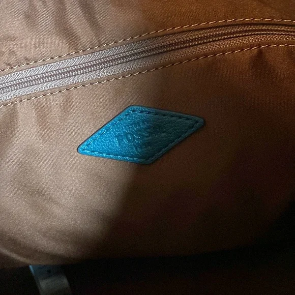 FOR LESLIE🖤FOSSIL🖤Shae Teal Large Hobo/NWOT - Picture 9 of 10
